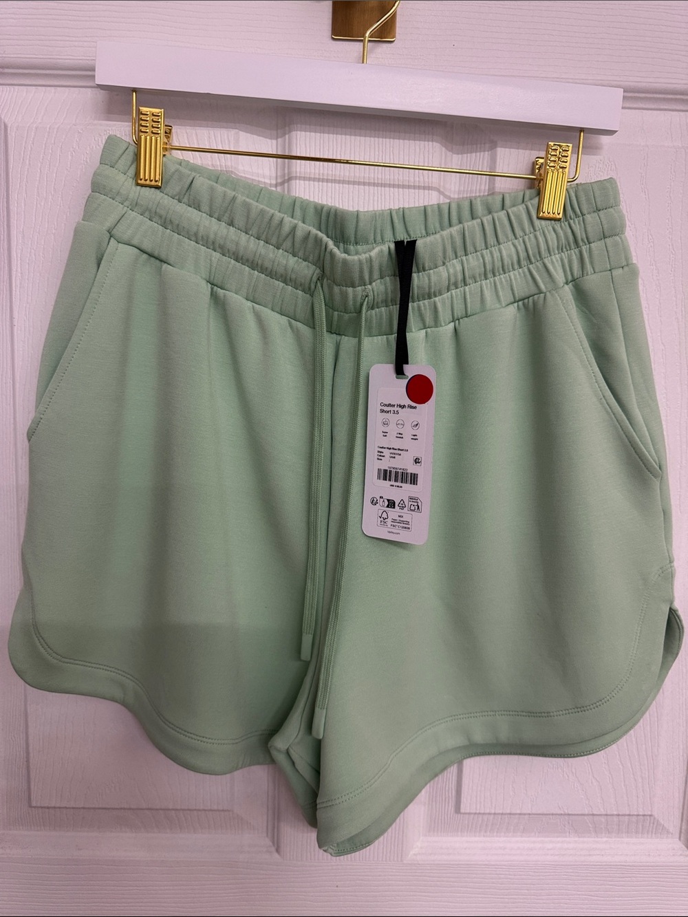 Varley Coulter High Rise Short 3.5 Sage Mint